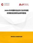 2026年中國鋅合金車行業市場現狀調查及投資機會研判報告