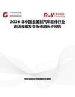 2026年中國金屬制汽車配件行業(yè)市場規(guī)模及競爭格局分析報告