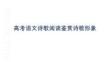2026年高考語文詩歌形象鑒賞方法技巧指導課件