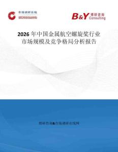 2026年中國金屬航空螺旋槳行業市場規模及競爭格局分析報告