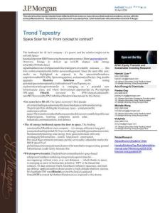 摩根大通-趨勢圖譜：面向人工智能的太空太陽能：從概念到合同？-Trend Tapestry Space Solar for AI：From concept to contract-20280430