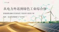 沙戈荒新能源與產業基地《集成融合發展場景下的招商與投資手冊》