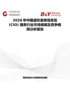 2026年中國虛擬首席信息官 (CIO) 服務(wù)行業(yè)市場規(guī)模及競爭格局分析報告