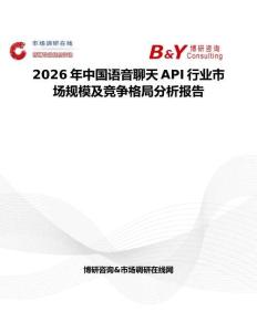 2026年中國語音聊天API行業市場規模及競爭格局分析報告