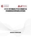2026年中國(guó)進(jìn)口汽水分離器行業(yè)市場(chǎng)規(guī)模及競(jìng)爭(zhēng)格局分析報(bào)告