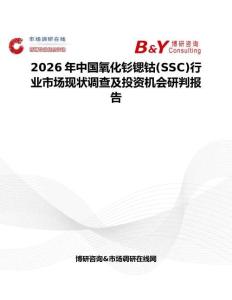 2026年中國氧化釤鍶鈷(SSC)行業市場現狀調查及投資機會研判報告