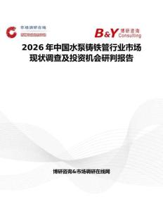2026年中國水泵鑄鐵管行業市場現狀調查及投資機會研判報告
