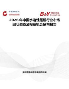 2026年中國水溶性氮酮行業市場現狀調查及投資機會研判報告