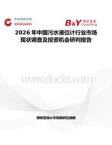 2026年中國污水液位計行業(yè)市場現(xiàn)狀調(diào)查及投資機會研判報告