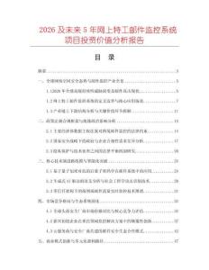 2026及未來5年網(wǎng)上特工郵件監(jiān)控系統(tǒng)項目投資價值分析報告