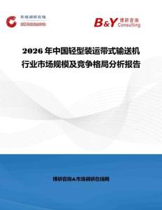 2026年中國輕型裝運帶式輸送機行業(yè)市場規(guī)模及競爭格局分析報告