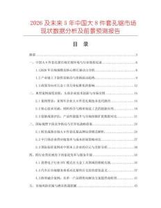 2026及未來5年中國大8件套孔鋸市場現狀數據分析及前景預測報告