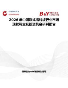2026年中國(guó)歐式插線板行業(yè)市場(chǎng)現(xiàn)狀調(diào)查及投資機(jī)會(huì)研判報(bào)告