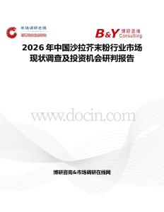 2026年中國沙拉芥末粉行業市場現狀調查及投資機會研判報告
