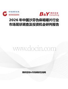 2026年中國沙芬偽麻咀嚼片行業市場現狀調查及投資機會研判報告