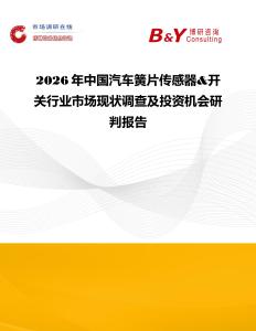 2026年中國汽車簧片傳感器&開關行業市場現狀調查及投資機會研判報告