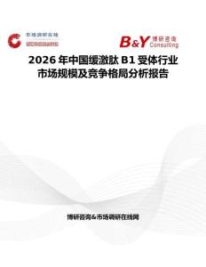 2026年中國緩激肽B1受體行業(yè)市場規(guī)模及競爭格局分析報告