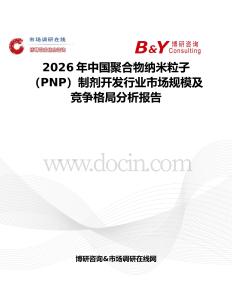 2026年中國聚合物納米粒子（PNP）制劑開發行業市場規模及競爭格局分析報告