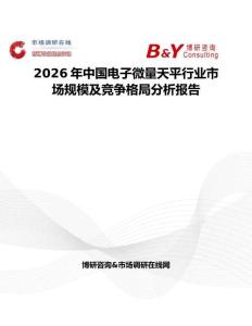 2026年中國電子微量天平行業(yè)市場規(guī)模及競爭格局分析報告