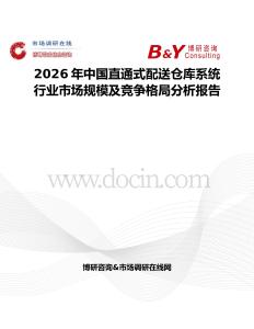 2026年中國(guó)直通式配送倉(cāng)庫(kù)系統(tǒng)行業(yè)市場(chǎng)規(guī)模及競(jìng)爭(zhēng)格局分析報(bào)告
