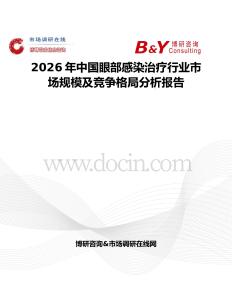 2026年中國眼部感染治療行業(yè)市場規(guī)模及競爭格局分析報(bào)告