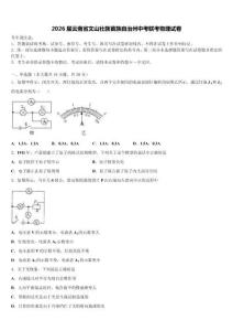 2026屆云南省文山壯族苗族自治州中考聯考物理試卷（含答案解析）