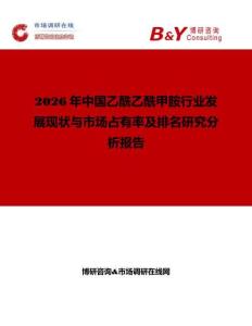 2026年中国乙酰乙酰甲胺行业发展现状与市场占有率及排名研究分析报告