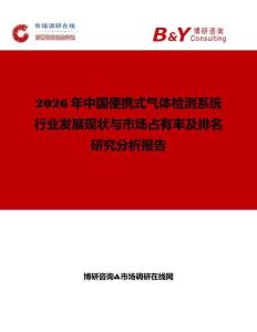 2026年中国便携式气体检测系统行业发展现状与市场占有率及排名研究分析报告