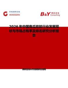 2026年中國南瓜娃娃行業(yè)發(fā)展現(xiàn)狀與市場占有率及排名研究分析報告