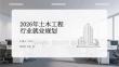 2026年土木工程行業就業規劃