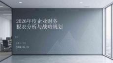 2026年度企業財務報表分析與戰略規劃