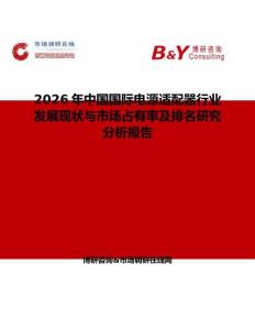 2026年中国国际电源适配器行业发展现状与市场占有率及排名研究分析报告