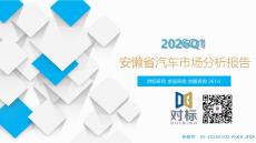 2026Q1安徽省汽車市場分析報告