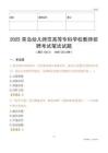 2025青島幼兒師范高等專科學校教師招聘考試真題