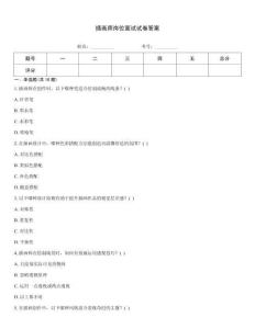 插畫師崗位面試試卷答案