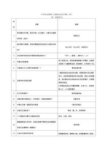 中外历史纲要上基础知识点回顾（四）