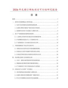 2026年足踏訂褲?rùn)C(jī)項(xiàng)目可行性研究報(bào)告