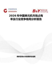 2026年中國單元機(jī)市場占有率及行業(yè)競爭格局分析報告