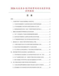 2026及未來5-10年蝦罟網項目投資價值分析報告