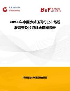 2026年中國水減壓閥行業(yè)市場現(xiàn)狀調(diào)查及投資機(jī)會(huì)研判報(bào)告