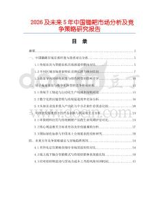 2026及未來5年中國鋤耙市場分析及競爭策略研究報告