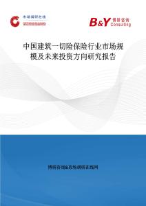 中國建筑一切險保險行業(yè)市場規(guī)模及未來投資方向研究報告