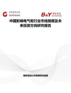 中國影響電氣柜行業市場規模及未來投資方向研究報告