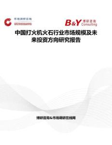 中國打火機火石行業市場規模及未來投資方向研究報告