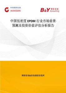 中國低密度EPDM行業市場前景預測及投資價值評估分析報告