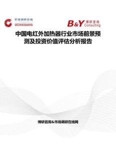 中國電紅外加熱器行業市場前景預測及投資價值評估分析報告