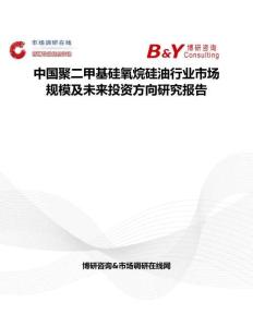 中國聚二甲基硅氧烷硅油行業(yè)市場規(guī)模及未來投資方向研究報告