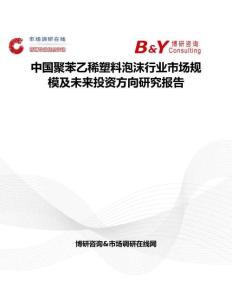 中国聚苯乙稀塑料泡沫行业市场规模及未来投资方向研究报告