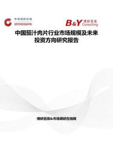 中國茄汁肉片行業市場規模及未來投資方向研究報告