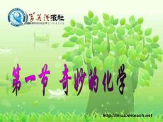 第一节 奇妙的化学